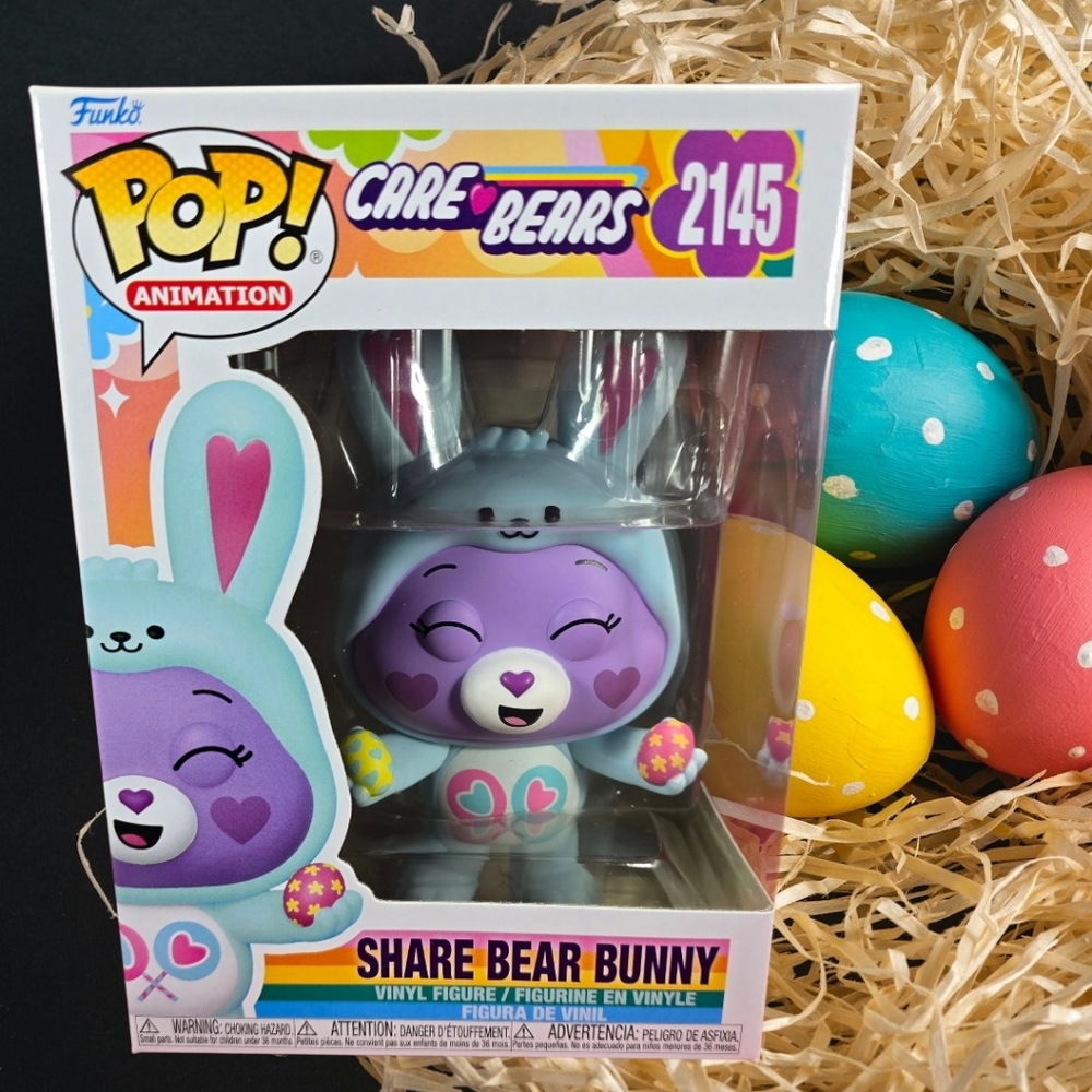 Share Bear Bunny Funko # 2145 (Nib) With Pop Protector